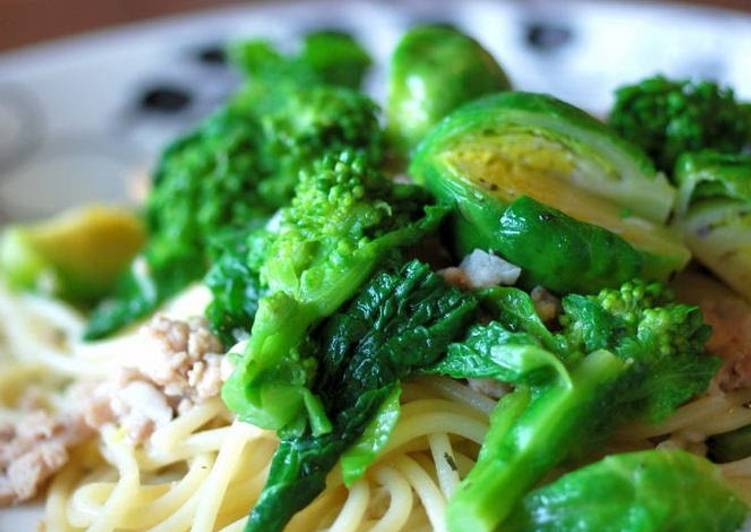 Simple Way to Make Speedy Pasta with Spring Veggies