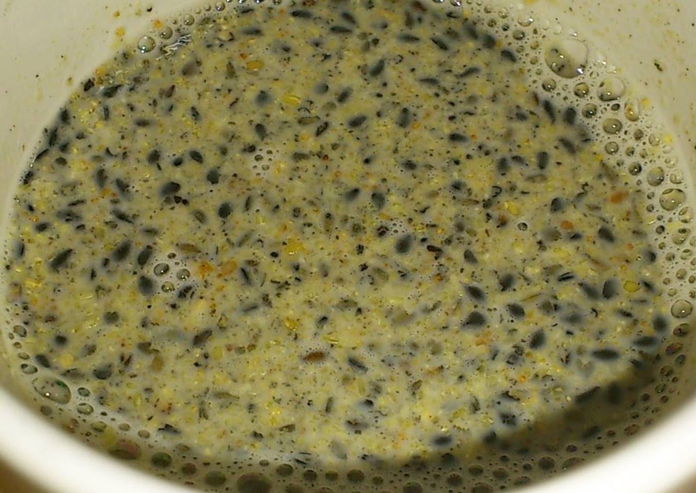 Black Sesame and Kinako Soy Milk