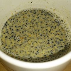A picture of Black Sesame and Kinako Soy Milk.