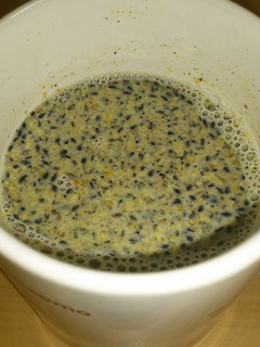 A picture of Black Sesame and Kinako Soy Milk.