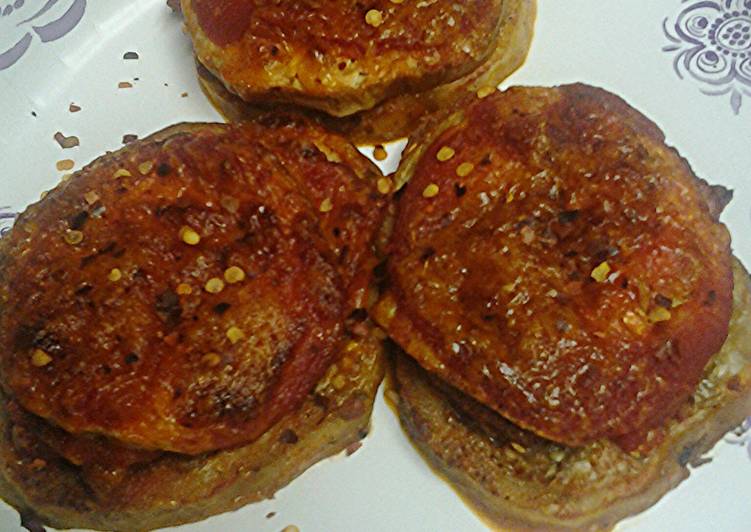 Recipe of Speedy Eggplant stackers