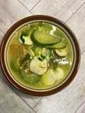 Timun jepang kuah telur