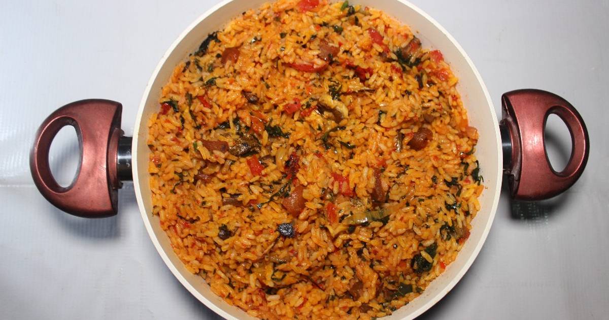 Delicious Native Jollof Rice Recipe by Perple Kitchen Cookpad