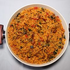 A picture of Delicious Native Jollof Rice.