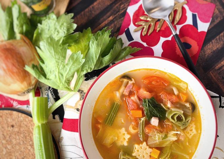 Cara Memasak Vegetable Detox Soup yang Murah