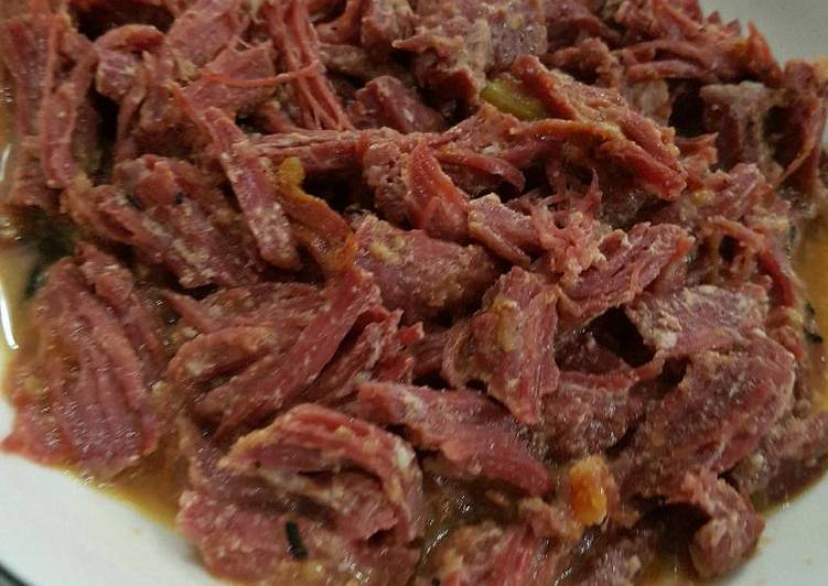 Kornet sapi (homemade)