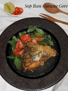Foto resep Sop Ikan Gurame Goreng