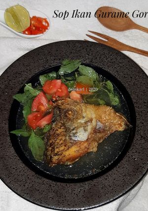 Foto resep Sop Ikan Gurame Goreng