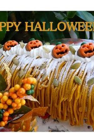 A picture of Halloween Swiss Roll Cale.