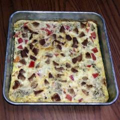 A picture of brat oven omelet.