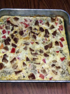 A picture of brat oven omelet.