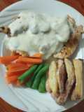 Chicken Steak with Creamy Mushroom Sauce