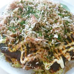 A picture of Osaka Okonomiyaki.