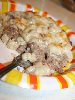 A picture of Hashbrown Hamburger Casserole.