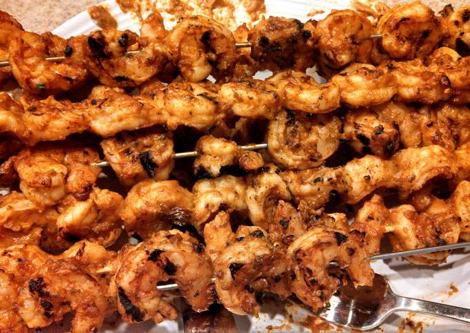 Recipe of Quick Grilled Italian Herb Shrimp Skewers