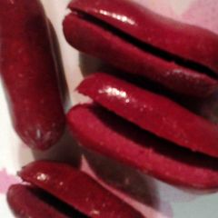 A picture of pickled sausage.