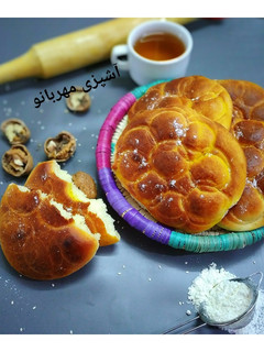 عکسی از دستور نان روغنی(در فر)