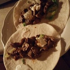 A picture of Steak burrito.