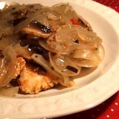 Crispy Fried Chicken with Sweet Vinegar Sauce A picture of Crispy Fried Chicken with Sweet Vinegar Sauce.