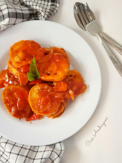 Foto resep Telur Pedas Manis #SeninSEMANGAT #BikinRamadanBerkesan