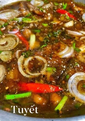 Hình của món Kho quẹt.