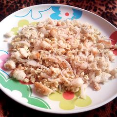 A picture of Egg Bread Mix - A Breakfast Meal.