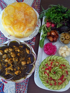 عکسی از دستور قلیه مرغ 🌸