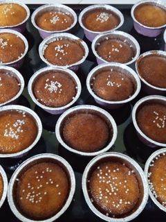 صورة لوصفة بسبوسة فردية