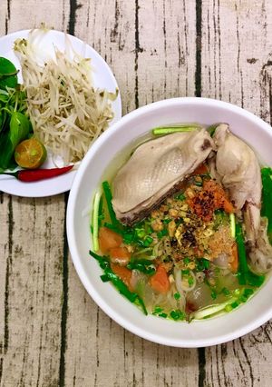 Hình của món Hủ tiếu gà.