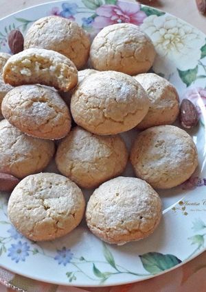 O poză a rețetei Biscotti Amaretti.