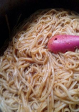 Una foto de Fideos con tuco sin presentación