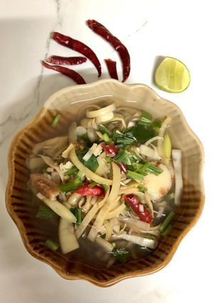รูปของ 🍲ต้มยำหัวปลี (มังสวิรัติ) 🌶