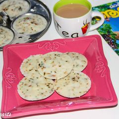 A picture of Thalicha Idli / South Indian Style Tempered Steamed Rice Cakes / Tadka Idli.