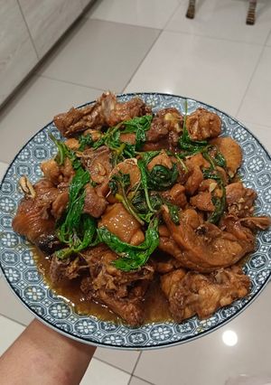 Foto resep Sanpeici (ayam kecap kemangi) ala Taiwan