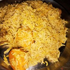 A picture of Instant Pot Aloo Biryani.