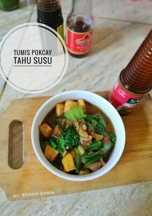Foto resep Tumis Pokcay Tahu Susu