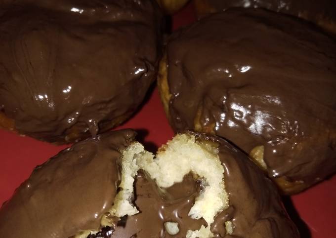 Resep Donat Kentang Bulat Coklat Lumer oleh Palti Resep Donat Kentang Bulat Coklat Lumer oleh Palti