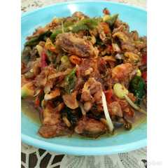 A picture of Sambel Goreng Klothok.