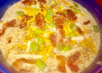 Latest Recipe EASY Loaded potato soup    Most Delicious