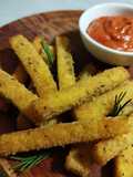 Polenta Sticks with Confit Tomato Sauce