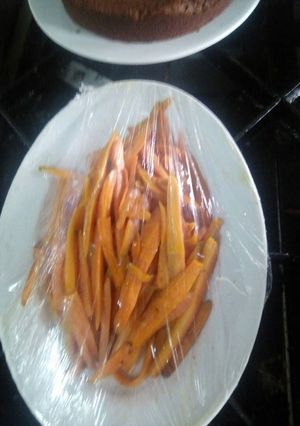 A picture of Vichy carrots.