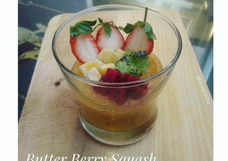 Bagaimana Bikin Resep Menu MPASI 8m+ - Butter Berry Squash Enak dan Antiribet
