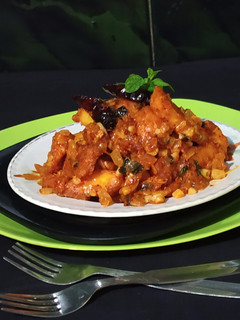 A picture of PaneerChatPati.