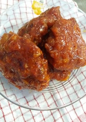 Foto resep Ayam Crispy Saus Pedas