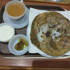 A picture of Leftover Palak Paratha(spinach paratha).