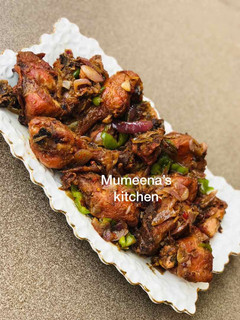 A picture of Peppered chicken.