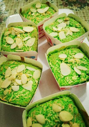 Foto resep Bolu Hongkong pandan keju