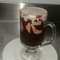 A picture of Hot chocolate #Authormarathon.