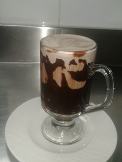 A picture of Hot chocolate #Authormarathon.