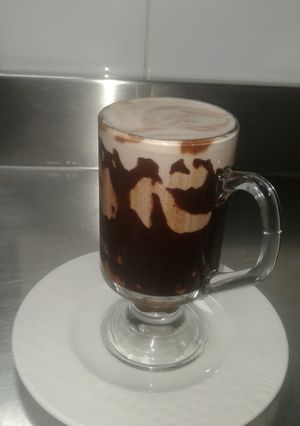 A picture of Hot chocolate #Authormarathon.